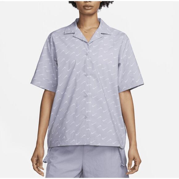 New ~ NIKE ~ Sportswear Everyday Modern Woven Top Size XL Ret $78 - Picture 1 of 10